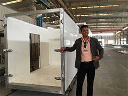 La exportación de camiones y unidades de refrigeración Refrigerado Camiones Cajas para África