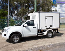 Unidad de refrigeración de camión pequeño TR-200 Exportación a Sudáfrica