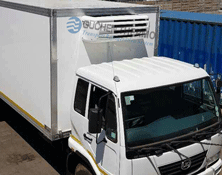 Exportación del sistema de refrigeración de camiones TR-650 a América del Sur | Guchen Thermo