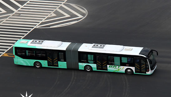 autobús de la ciudad sistema de aire acondicionado