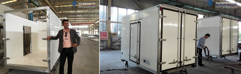 unidades de refrigeración para camiones pequeños y cuerpo camión refrigerado en África