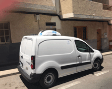 Unidad TR-110D Van Reefer a Hungría | Guchen Thermo