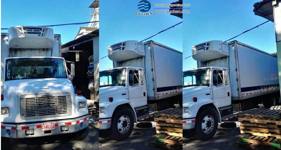 Mr. Daniel sending the truck reefer units picture mounted in his trucks