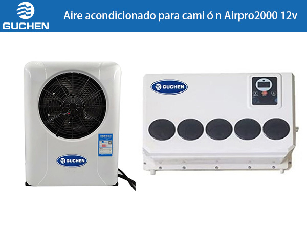 Airpro2000 12v DC acondicionador de aire para camiones