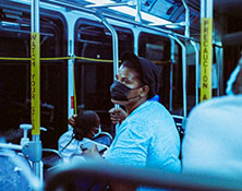 coronavirus de ventilación de autobuses