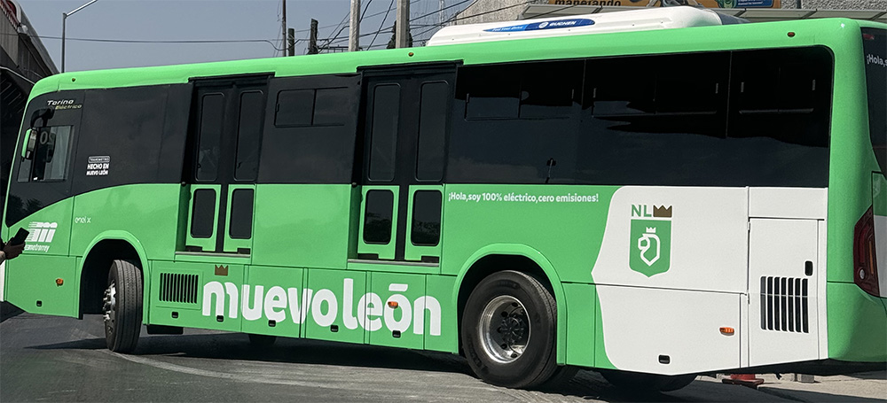 Aire acondicionado Guchen para autobuses eléctricos.