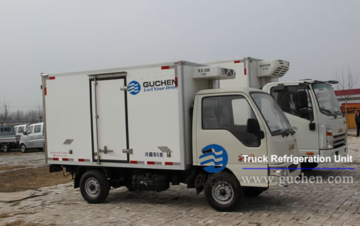 TR-350 Unidad de refrigeración de camiones con evaporador y condensador montado en camión frigorífico