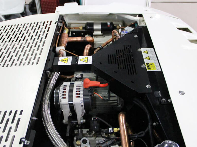 componentes internos de la unidad de congelador para camión ts-1200